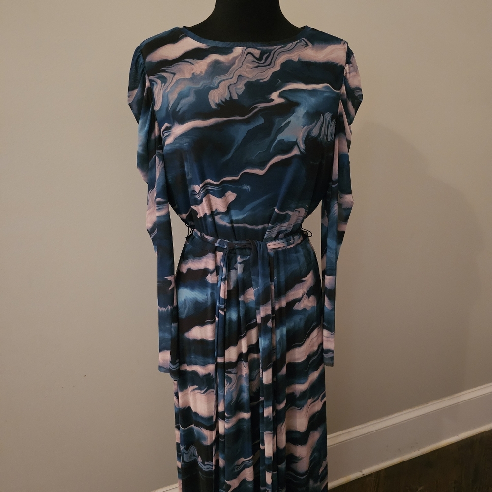 Anne Klein Paint Swirl Dress